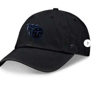 Men's Tennessee Titans Fanatics Black Eclipse Adjustable Hat